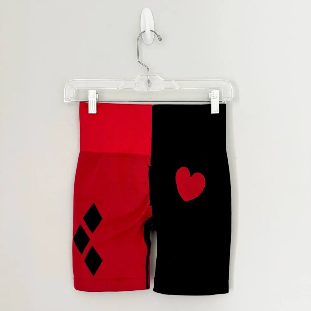 Harley Quinn Seamless Biker Shorts